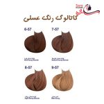 کاتالوگ رنگ موی عسلی مارال