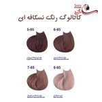 کاتالوگ رنگ موی نسکافه ای مارال