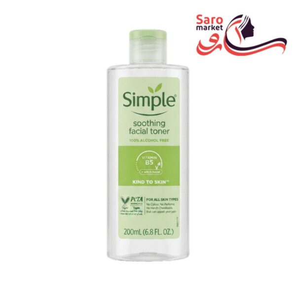 تونر تسکین دهنده سیمپل (Simple)
