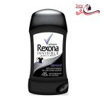 استیک دئودورانت رکسونا زنانه مدل INVISIBLE BLACK & WHITE DIAMOND