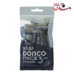 خودتراش دورکو مدل PACE 3 DISPOSABLE بسته 5 عددی