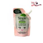 ژل پاک کننده و مرطوب کننده صورت سیمپل مدل پاکتی 50 میل