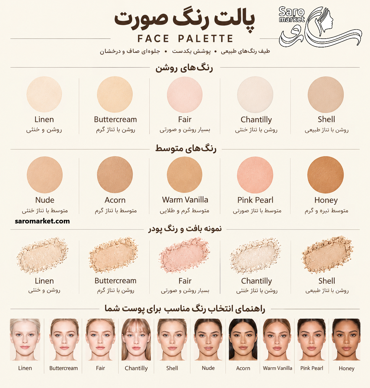 کانسیلر مایع اسفنجی Complexion Boost شیگلم (SHEGLAM) Colors 1