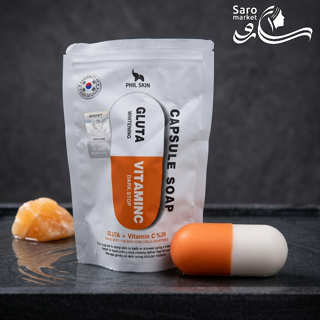 صابون کپسولی ویتامین C فیل اسکین (PHIL SKIN)