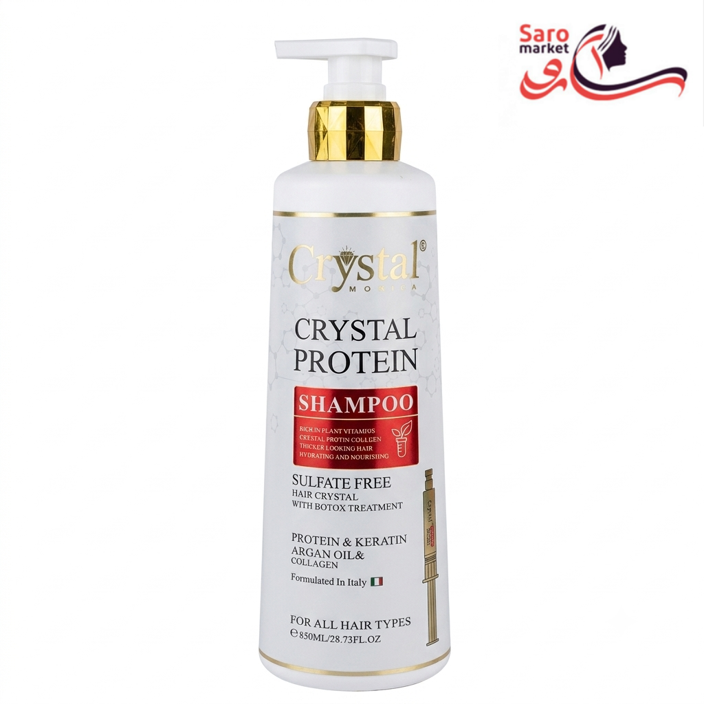 شامپوی مراقبت بدون سولفات کریستال پروتئین کریستال (Crystal)
