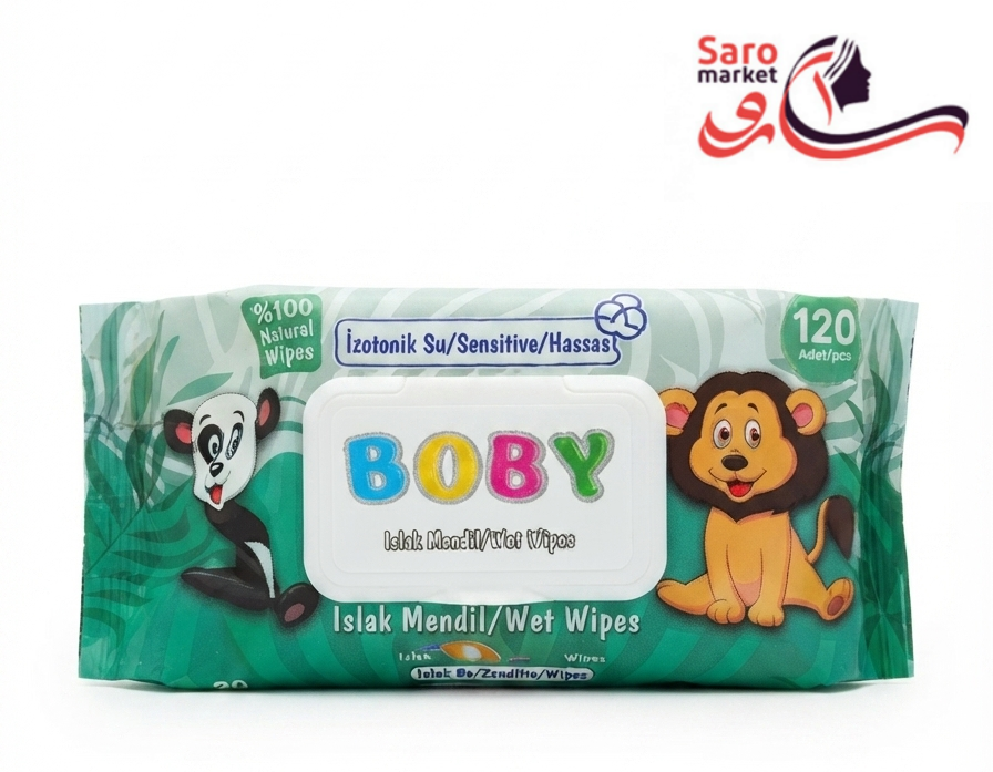 دستمال مرطوب 120 عددی بابی (BOBY) دستمال مرطوب 120 عددی بابی (BOBY)