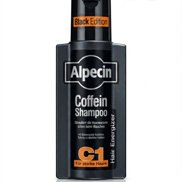 شامپو کافئین C1 مشکی آلپسین (ALPECIN)