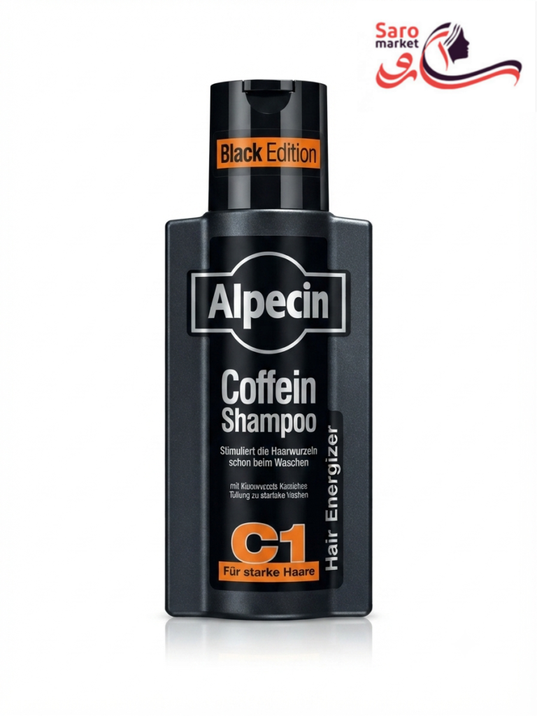 شامپو کافئین C1 مشکی آلپسین (ALPECIN)
