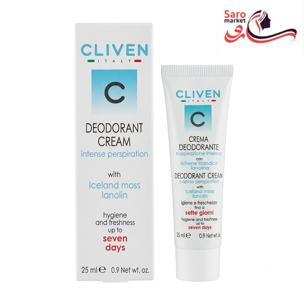 کرم دئودورانت 7 روزه ضد تعریق کلیون (Cliven Deodorant Cream)