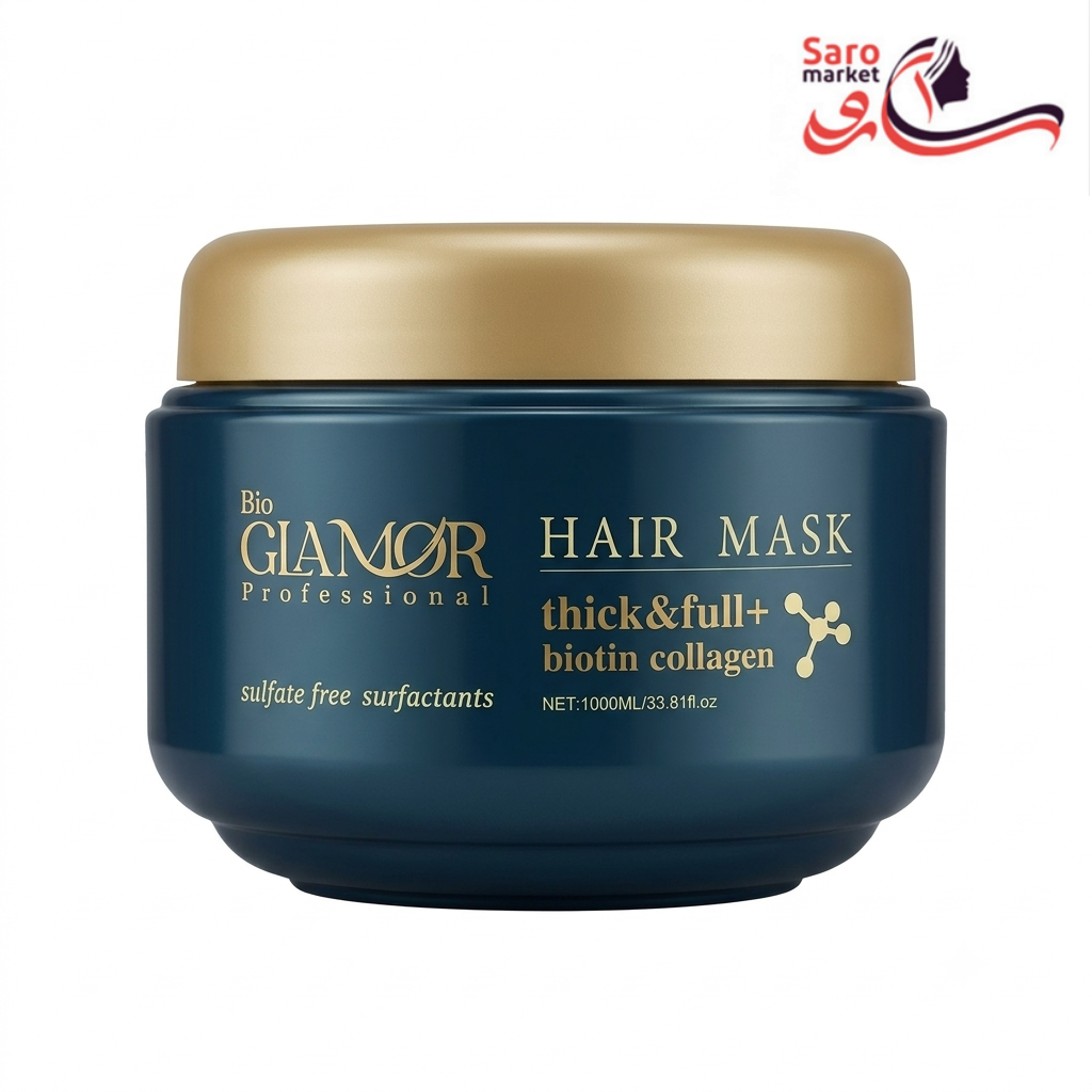 ماسک مو پرپشت کننده بیوتین و کلاژن بایو گلامور (Bio Glamor)