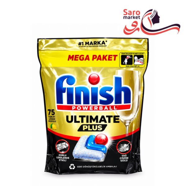 قرص ماشین ظرفشویی فینیش التیمیت پلاس ۷۵ عددی (Finish)
