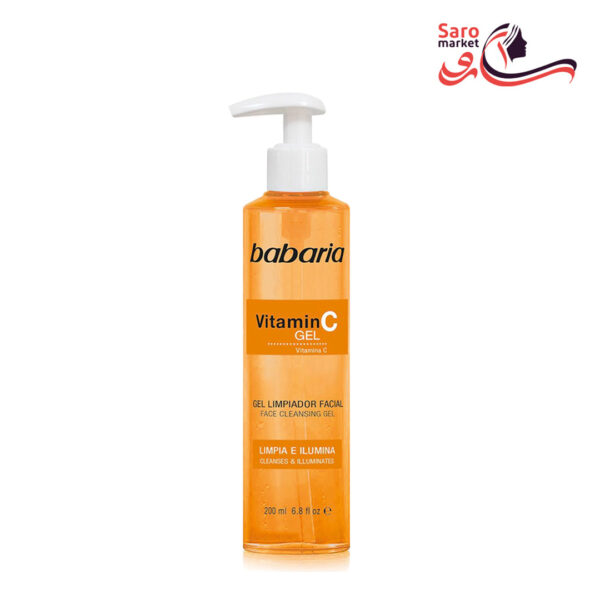 ژل شستشو صورت باباریا حاوی ویتامین C