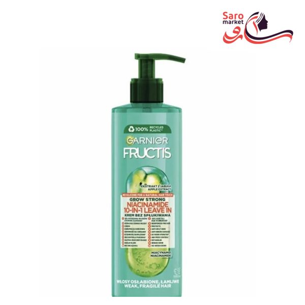 کرم موی 10 کاره پمپی گارنیر سبز 400 میل