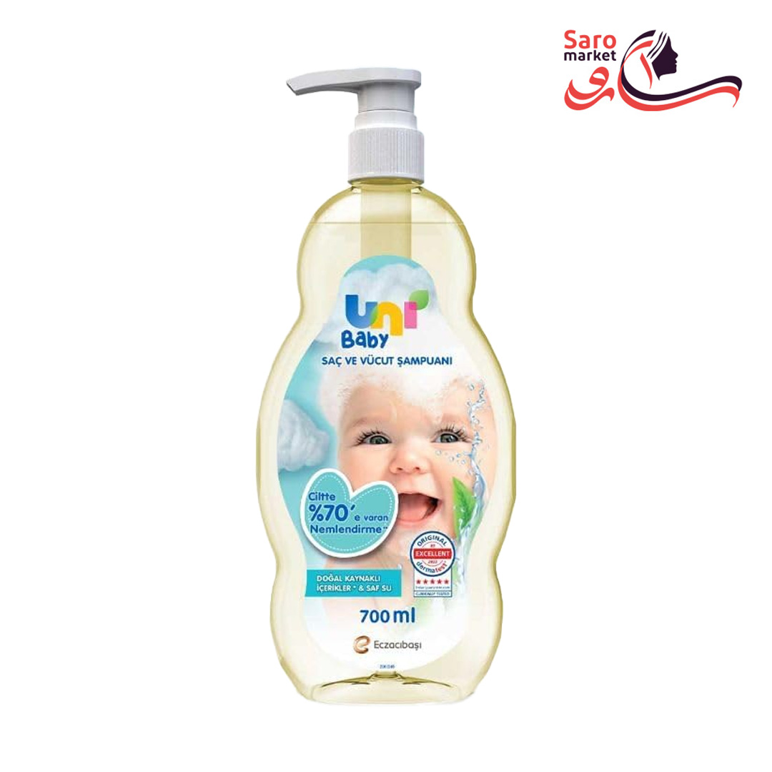 یونی بچه شامپو سر و بدن 900 میل یونی - Image 1