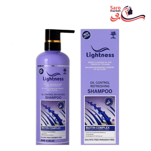 شامپو لایتنس Lightness برای موهای چرب حجم 1000 میل