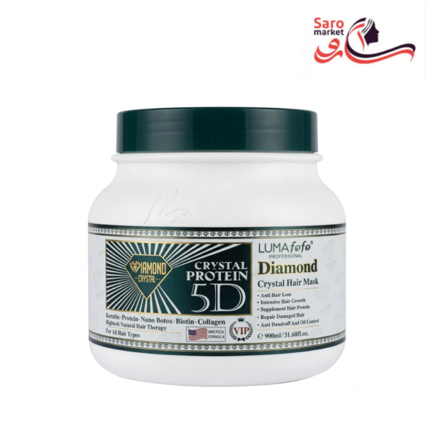 ماسک مو کریستال پروتئین 5D دایموند لومافوفو (LUMAfofo)
