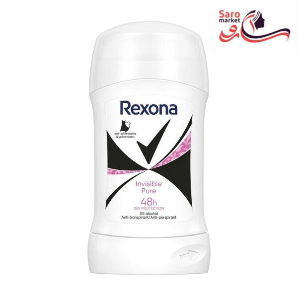 استیک ضد تعریق زنانه Invisible Pure رکسونا (Rexona)